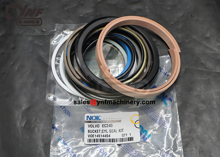 Heavy duty hydraulic seal kit for Volvo excavator bucket cylinder