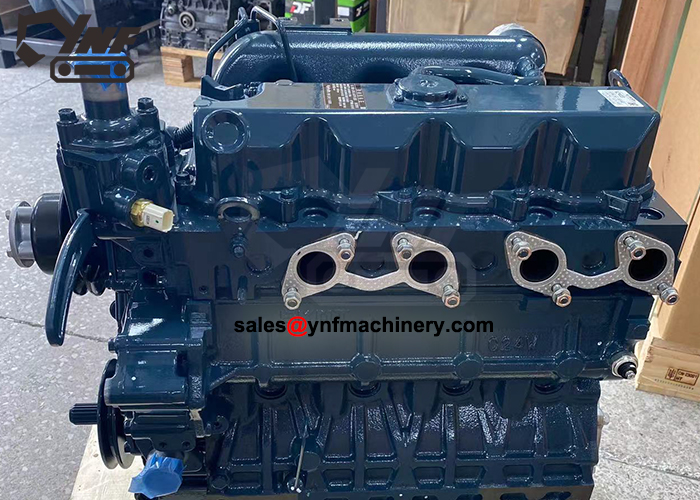 Kubota V2403BM-DI-CT04e engine nameplate and assembly for fitment verification