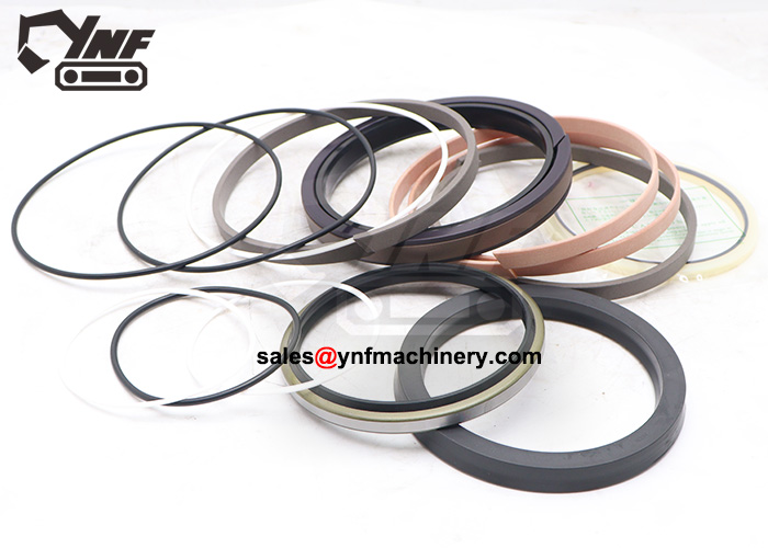 Hydraulic seal kit for Doosan DX255 arm cylinder overhaul