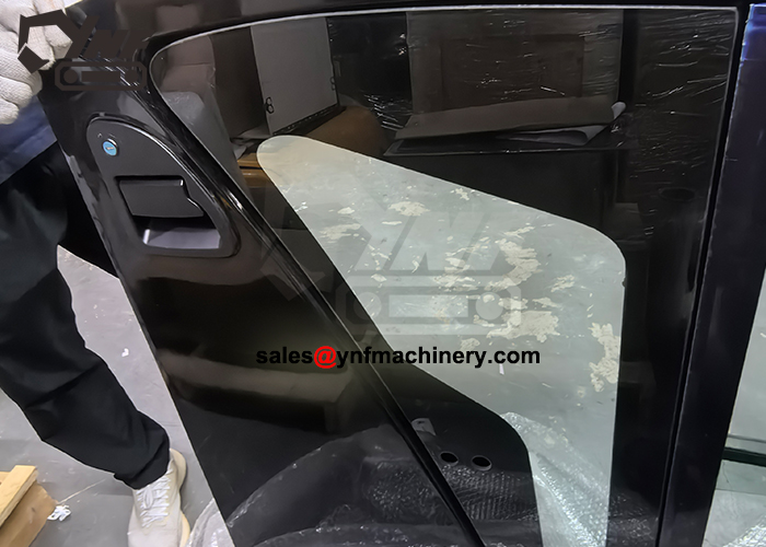 320D2L excavator cabin door assembly replacement