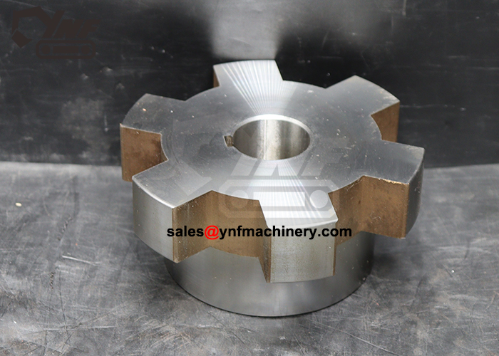 industrial coupling gear hub OD120 flat key transmission component