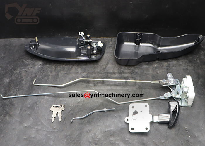 R150-9 door lock assembly excavator cabin component