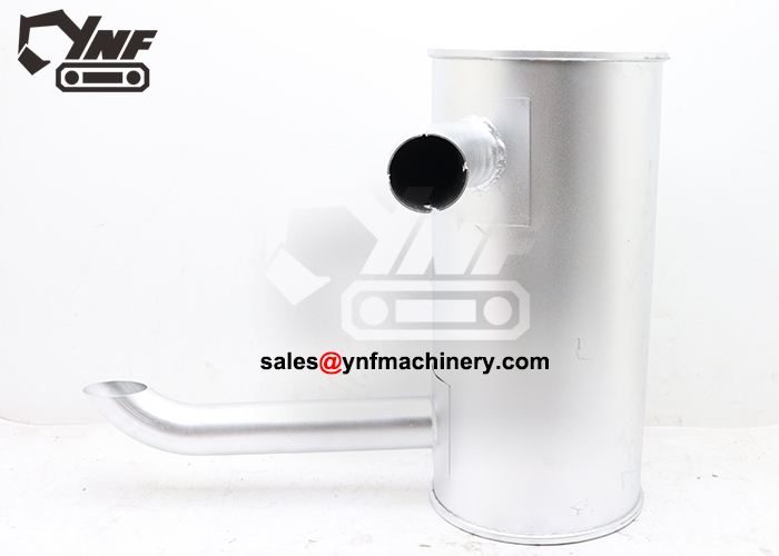 YNF17458 industrial muffler for construction machinery exhaust noise reduction