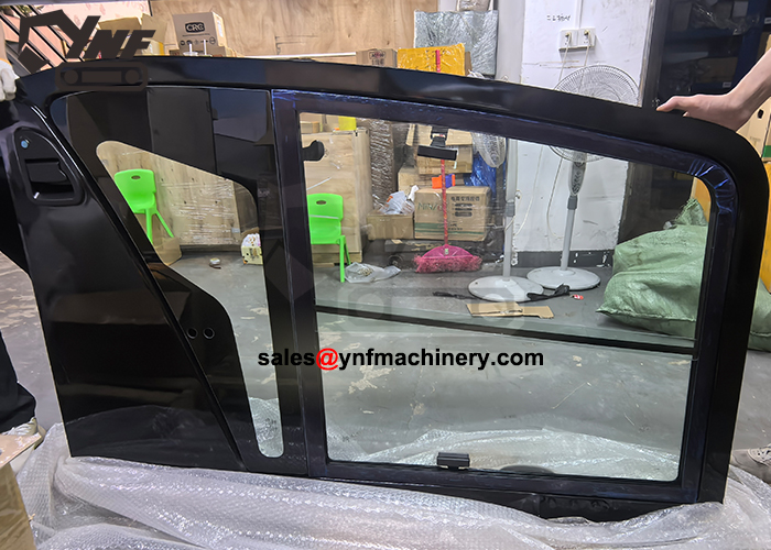 excavator cab door durable steel structure
