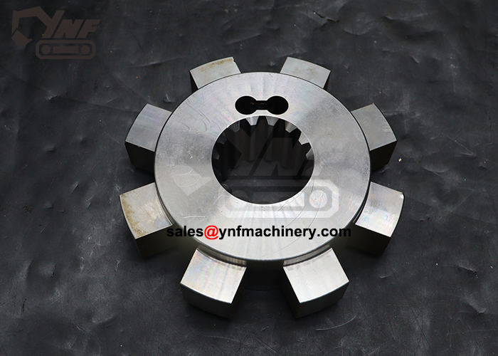 YNF Machinery flange coupling hub with 8x15 spline teeth structure