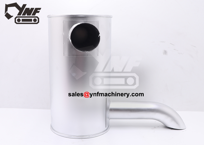 heavy duty excavator muffler for Komatsu diesel engine