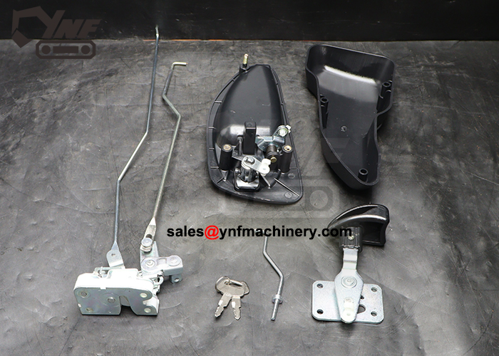 YNF door lock assembly heavy equipment cabin safety part