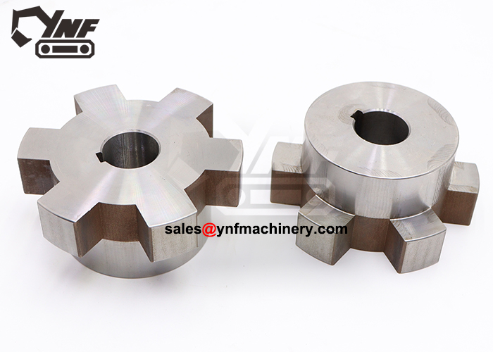 flange coupling gear hub with flat key industrial machinery spare part