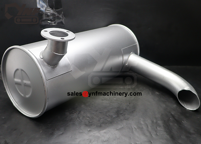 construction machinery muffler high temperature exhaust component