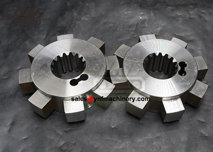 industrial drivetrain flange coupling gear hub high strength steel