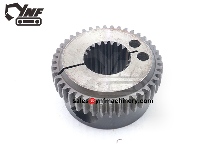 excavator drive coupling flange gear hub assembly