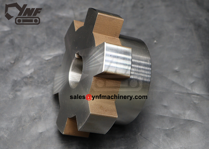 industrial drive system coupling hub with flat key connection