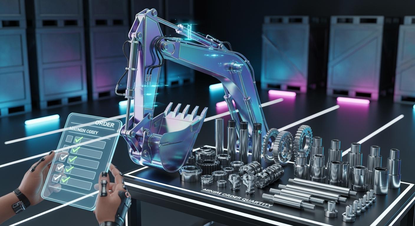 Minimum order for excavator parts what buyers need to know