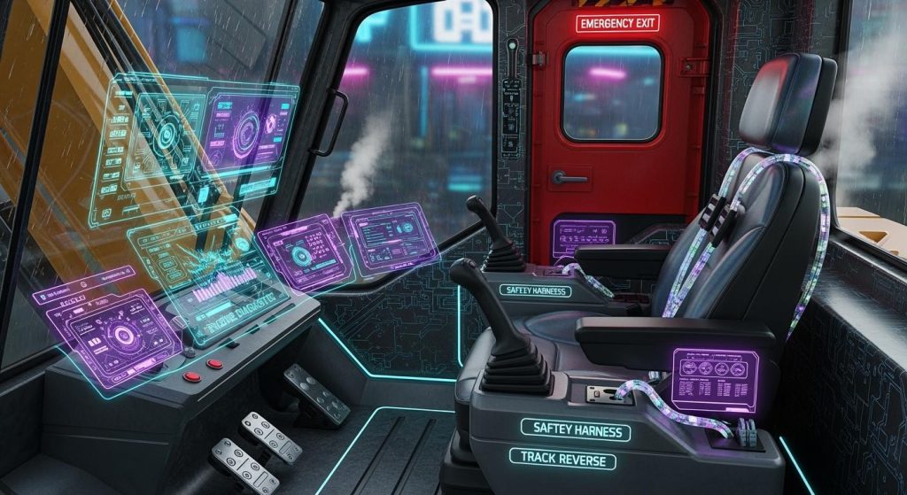 What Makes Up an Excavator Cabin and How Each Part Works