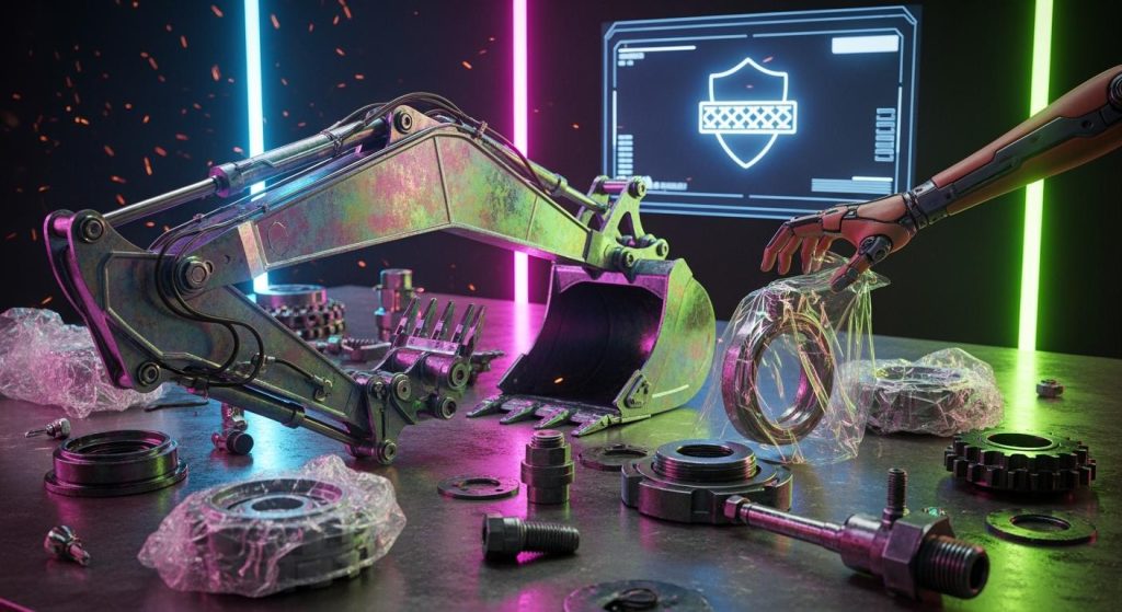 Key Strategies for Preventing Rust on Excavator Parts with Plastic Packaging