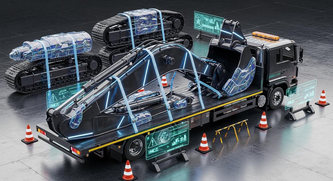 How to Reduce Risk of Damage to Excavator Parts During Transport