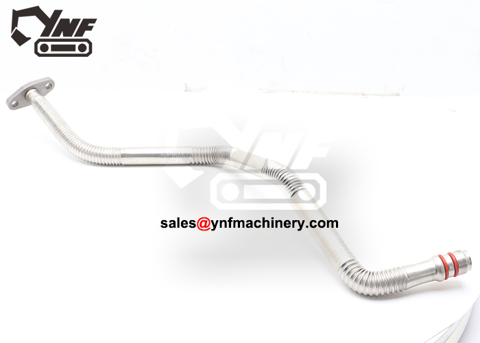 YNF17629 3975077 turbocharger oil return pipe for 6D107 engine