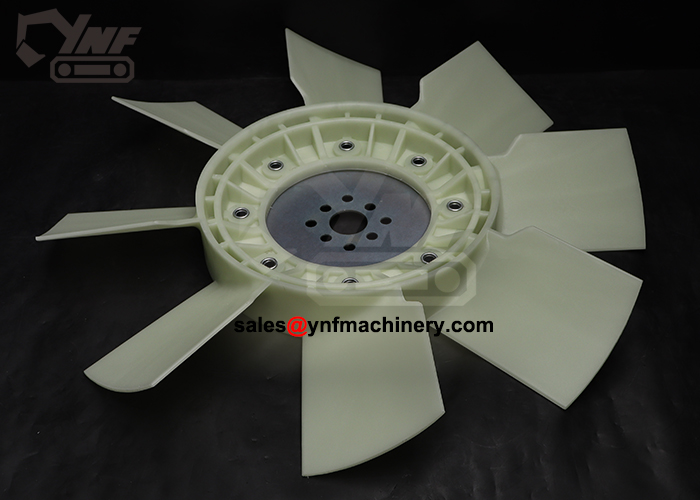 MG330 excavator radiator cooling fan replacement ME039970
