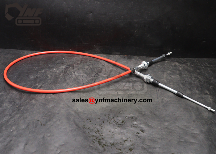 Komatsu D20 bulldozer accelerator cable replacement
