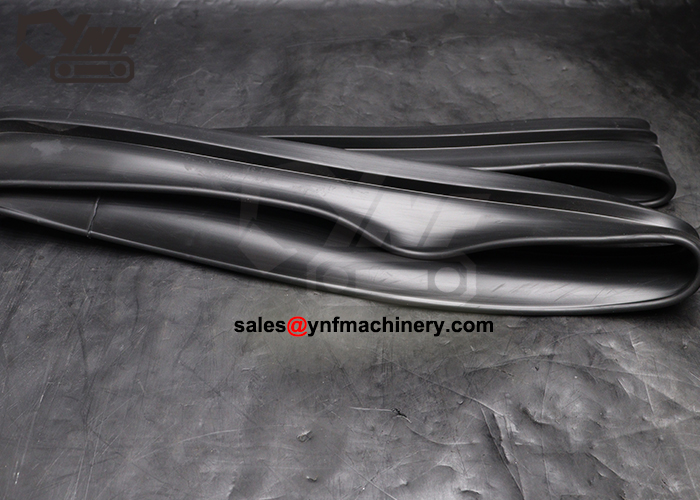 Excavator cooling fan rubber sealing strip replacement