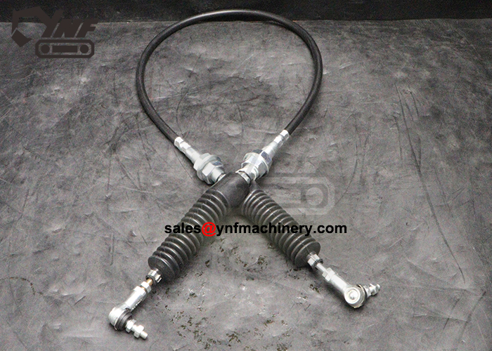 ZAX240 excavator 6MM throttle control cable replacement