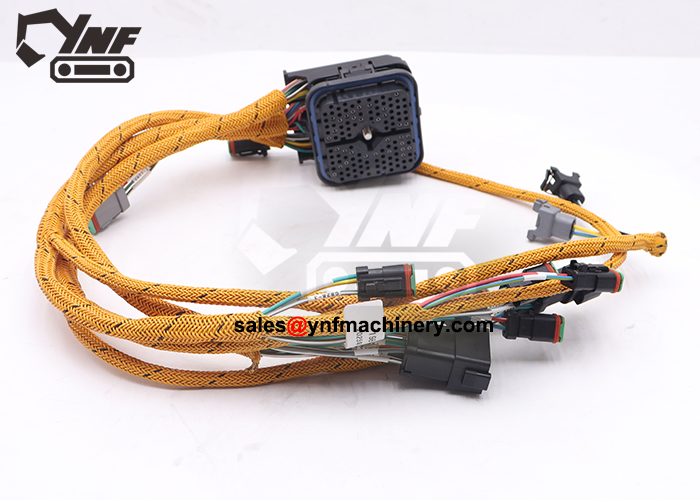 CAT 329D excavator electrical wiring harness replacement