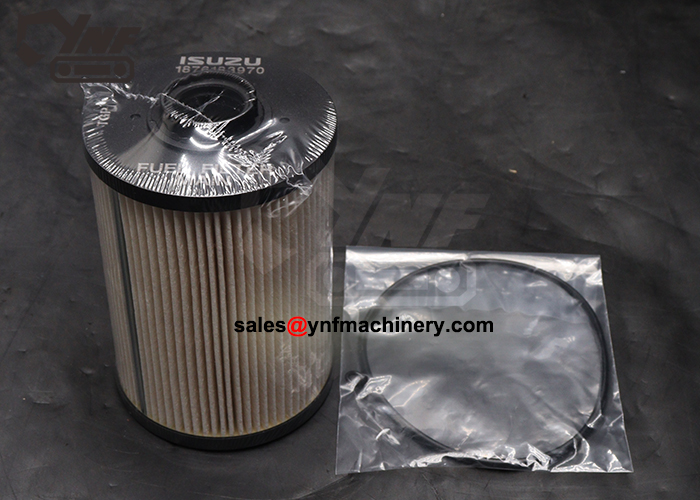 Hitachi ZX200-3 4HK1 engine filter replacement