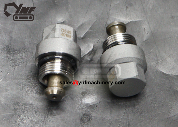 PC60 hydraulic relief valve replacement