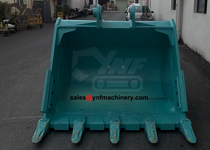 Kobelco SK350 excavator sand bucket replacement