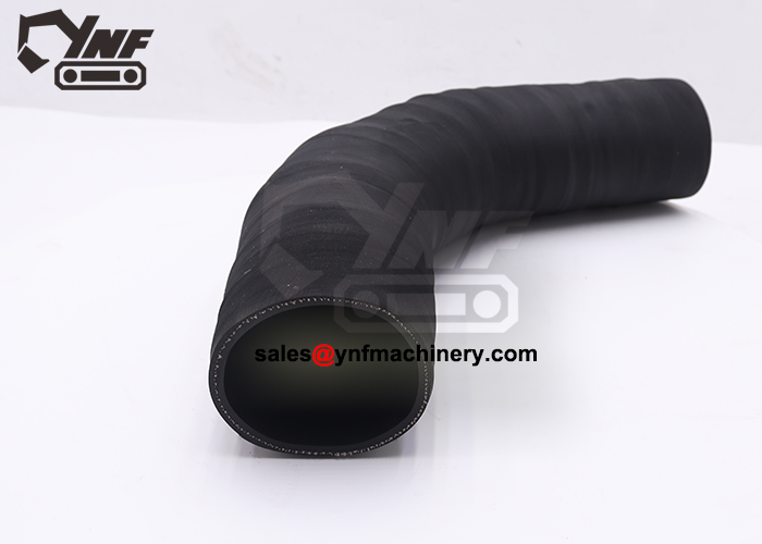 SK120 excavator intake hose replacement