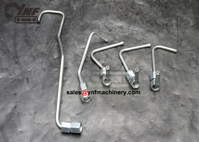 Excavator hydraulic hard line assembly component