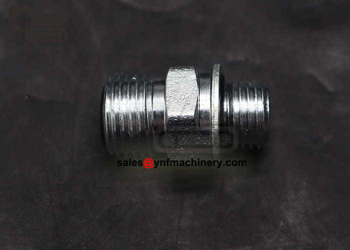 Excavator hydraulic hose connector replacement part