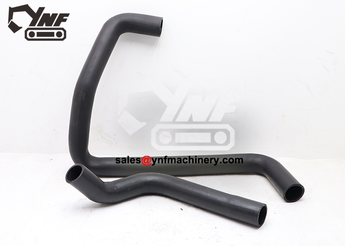 Excavator radiator water pipe set upper and lower hose