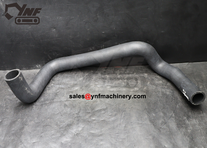 Excavator radiator bottom hose for engine cooling system