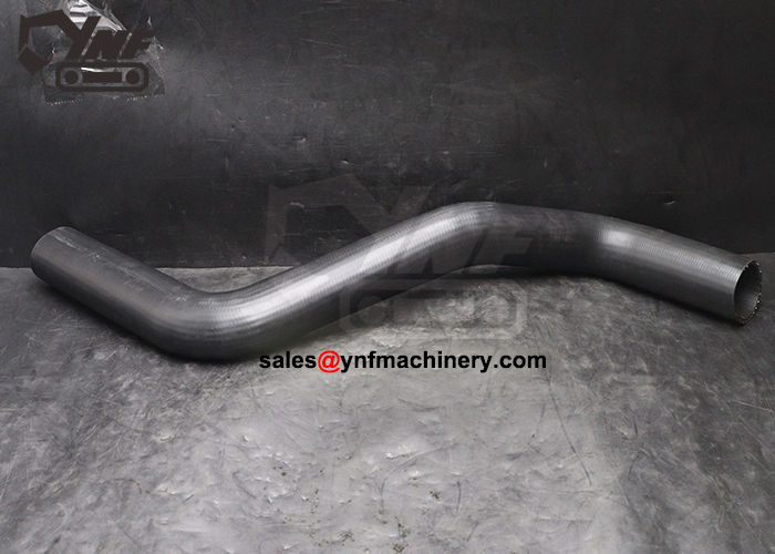 Excavator radiator bottom hose for engine cooling maintenance
