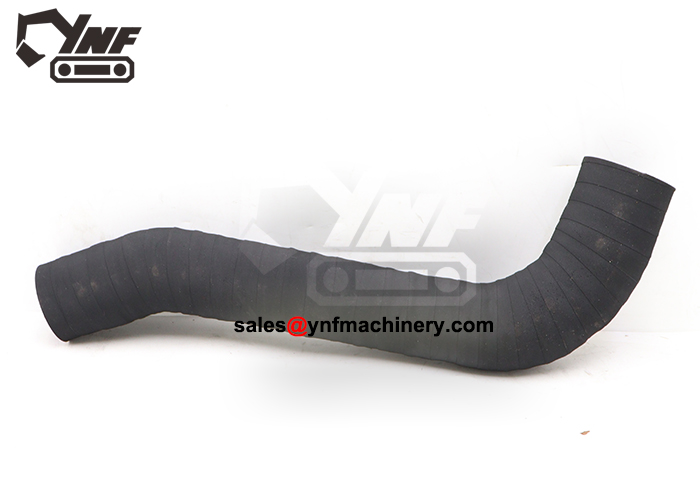 Excavator and loader cooling system rubber hose component