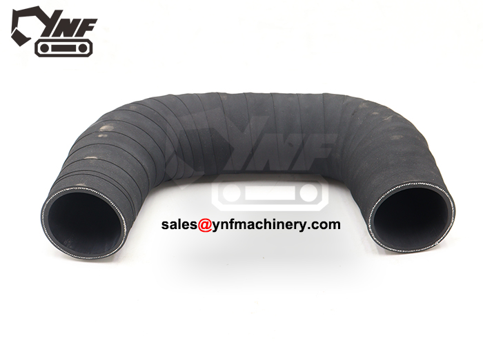 Excavator U bend coolant hose for engine cooling system