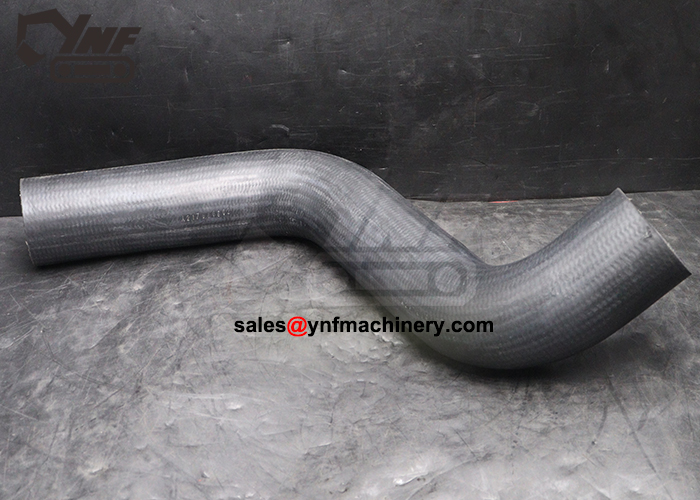 Excavator radiator upper water pipe assembly