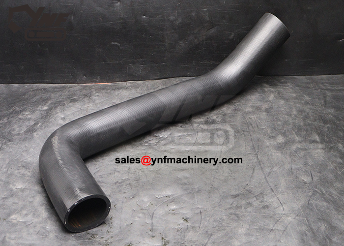 Excavator radiator upper water pipe assembly