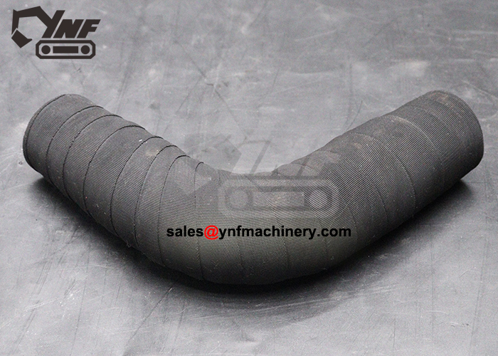 Custom made excavator rubber hose component