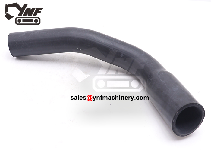 Excavator upper water hose component