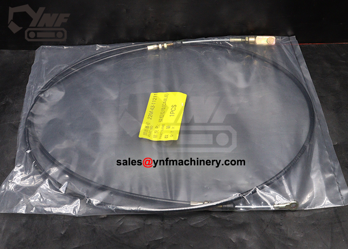 Komatsu PC40MR-1 gas cable for engine speed adjustment