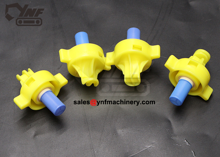 Water spray nozzle assembly for BOMAG compaction equipment