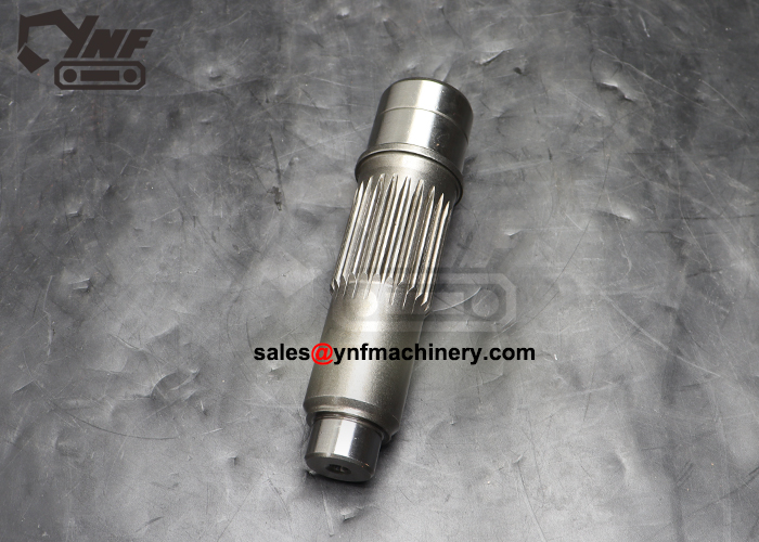 Excavator hydraulic motor drive shaft