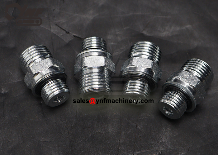 Heavy equipment hydraulic hose joint component