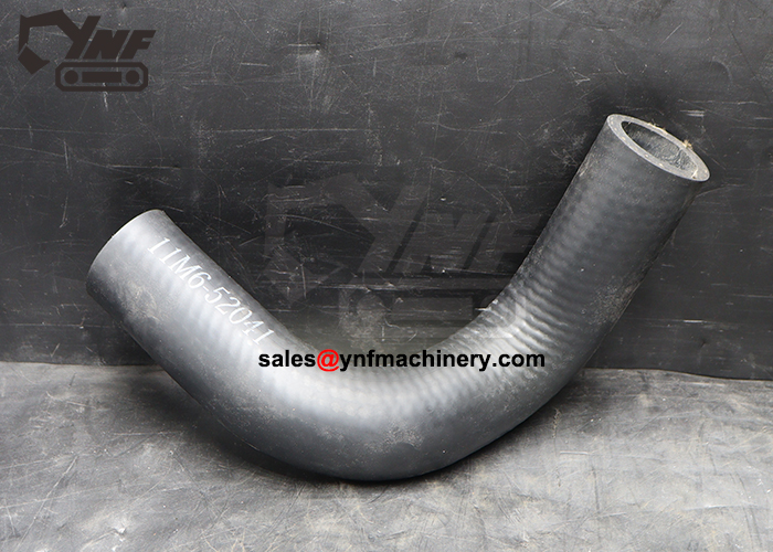 Excavator radiator coolant circulation rubber hose