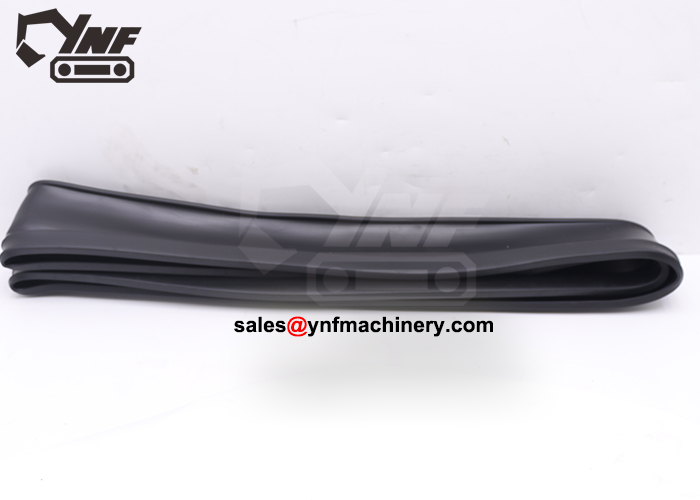 Construction machinery cooling system rubber strip