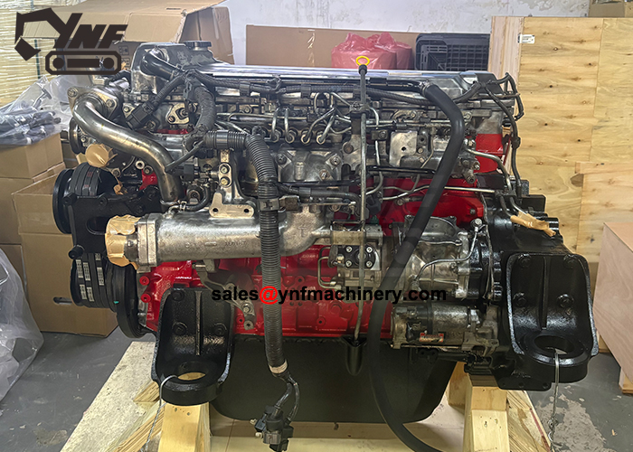 Reconditioned J08E engine for heavy excavator repair