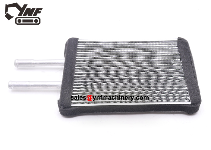 Heavy-duty excavator cabin heating radiator replacement