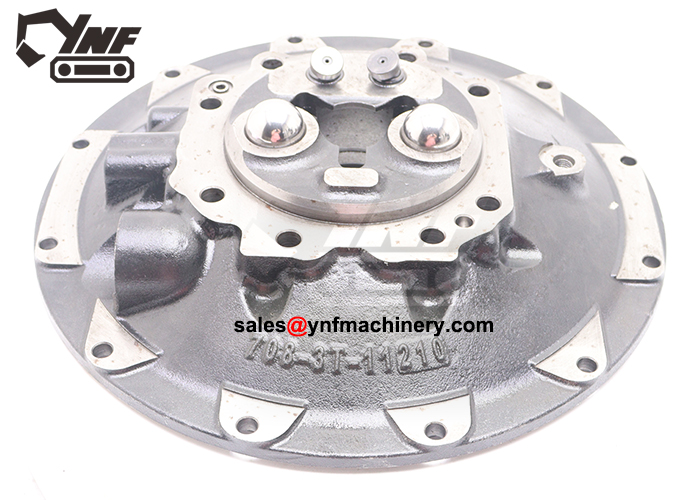 Excavator hydraulic pump swash plate seat
